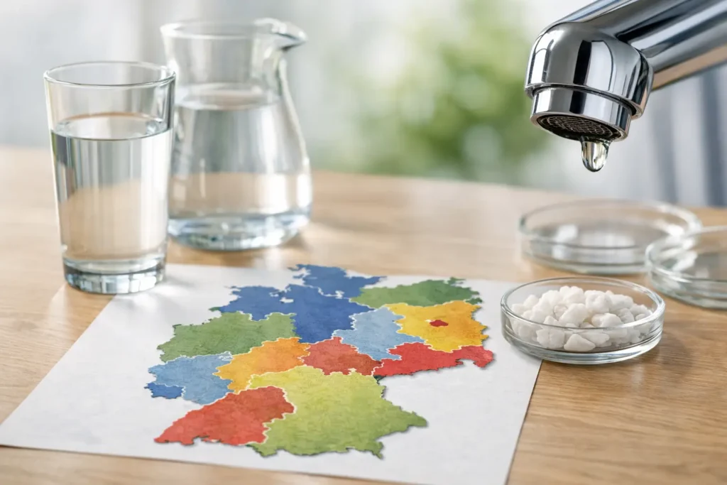 Wasserhärte nach Bundesland Tabelle