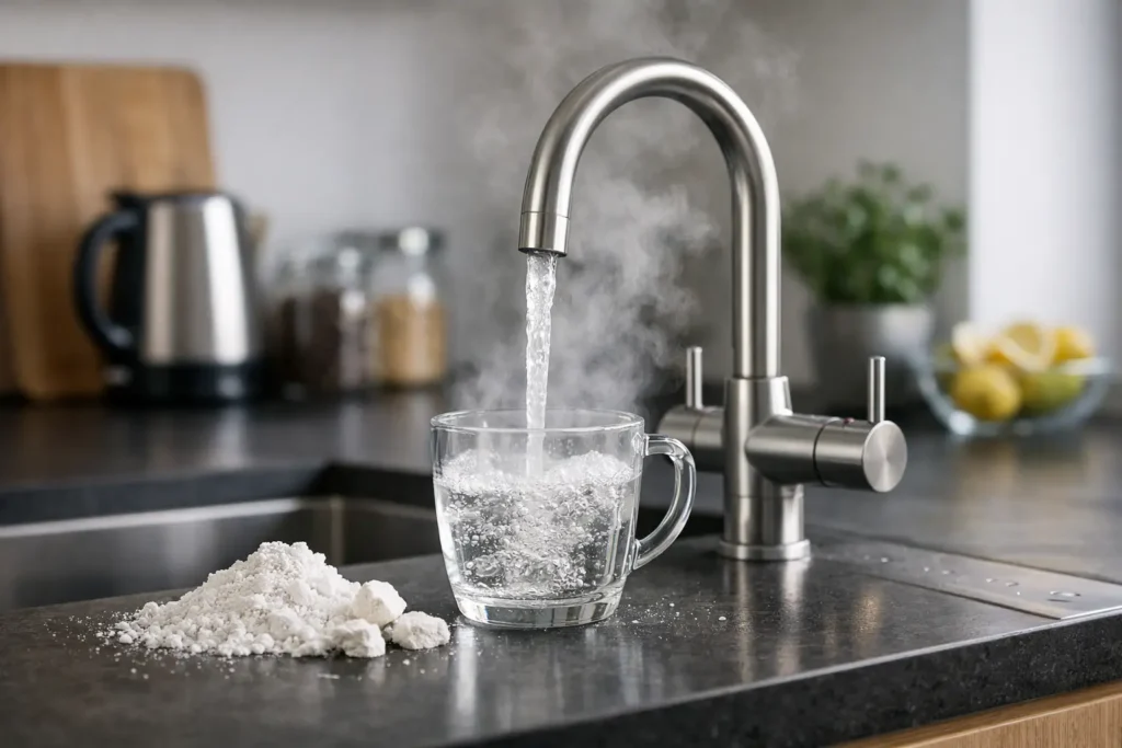 Kochendwasserhahn Kalkschutz richtig lösen