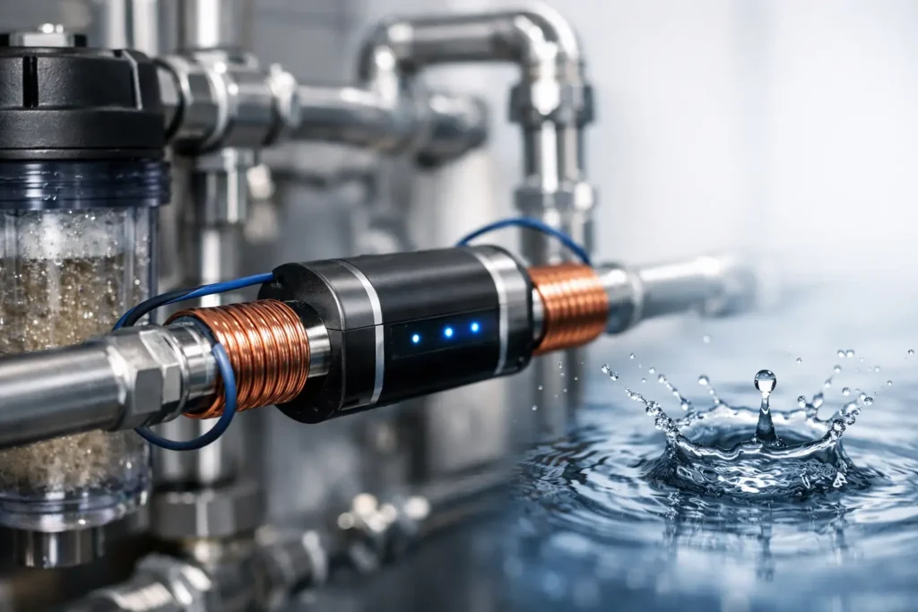 Test Elektrophysikalische Wasserentkalkung