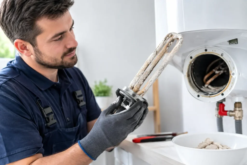 Kalkablagerungen im Boiler lösen - so geht's
